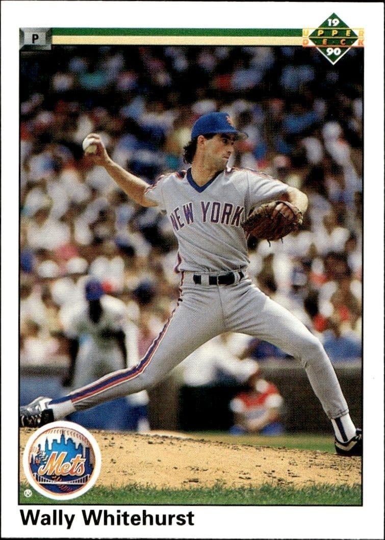 Wally Whitehurst 1990 Upper Deck #564 Baseball Trading Card - Front 1990 Upper Deck Wally Whitehurst #564 baseball trading card front