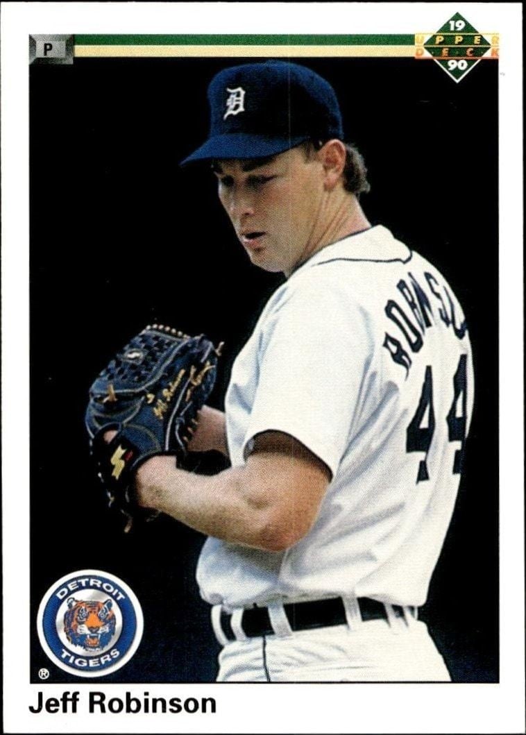 1990 Upper-Deck Jeff Robinson #552 trading card