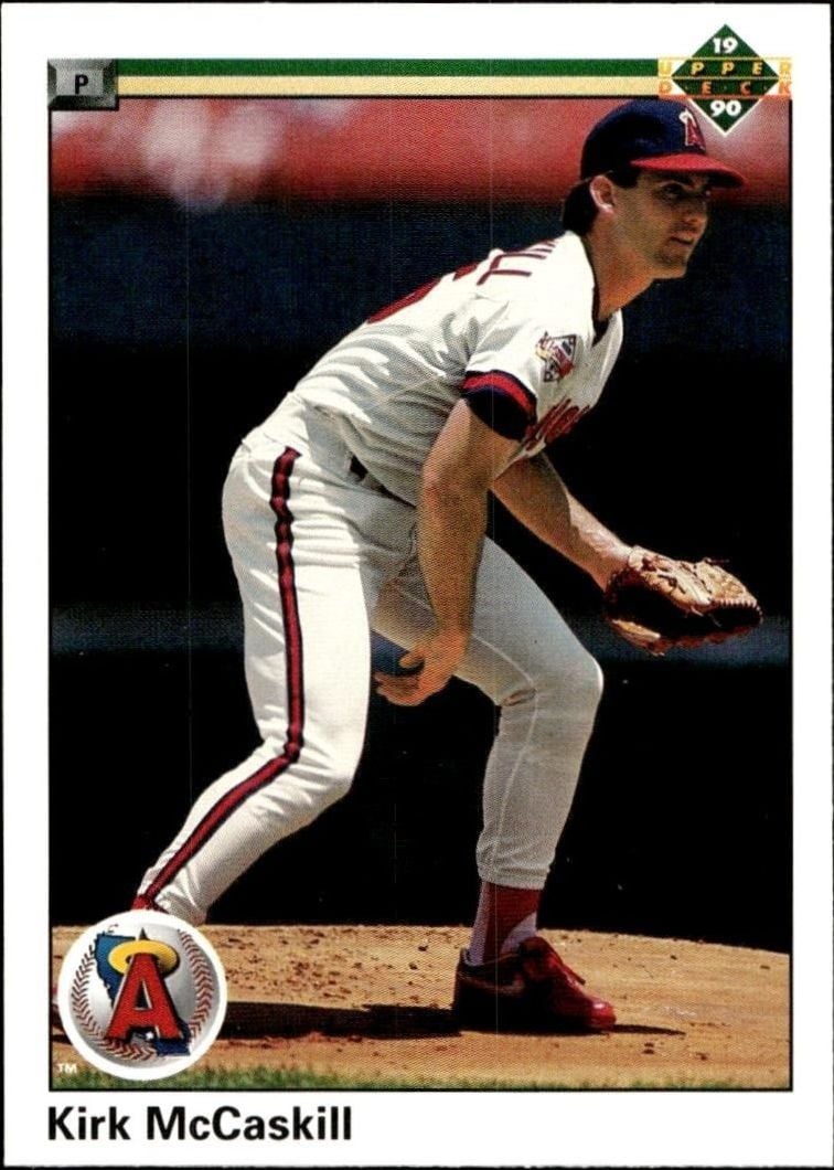 1990 Upper-Deck Kirk McCaskill #506 trading card