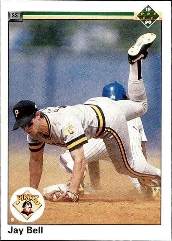 Jay Bell 1990 Upper Deck #517 Baseball Trading Card - Front 1990 Upper Deck Jay Bell #517 baseball trading card front