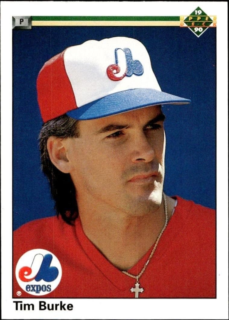 1990 Upper-Deck Tim Burke #515 trading card