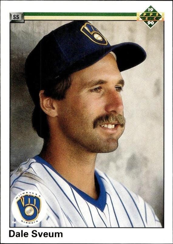 1990 Upper-Deck Dale Sveum #499 trading card