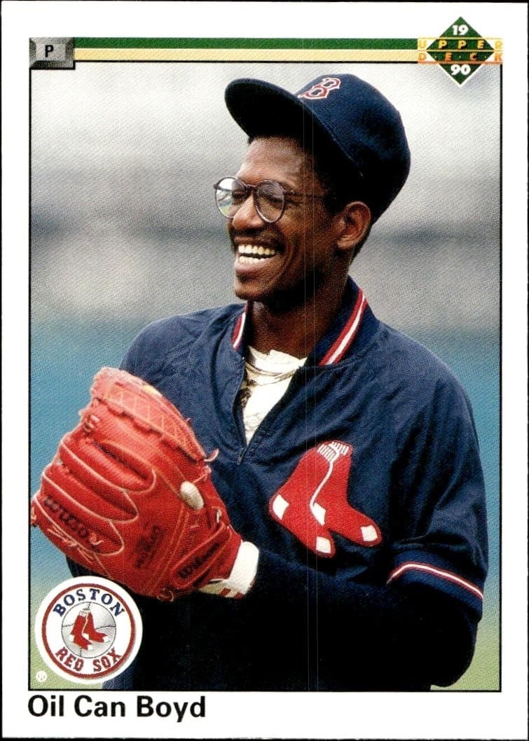 1990 Upper-Deck Oil Can Boyd #484 trading card