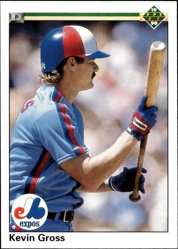 Kevin Gross 1990 Upper Deck #468 Baseball Trading Card - Front 1990 Upper Deck Kevin Gross #468 baseball trading card front