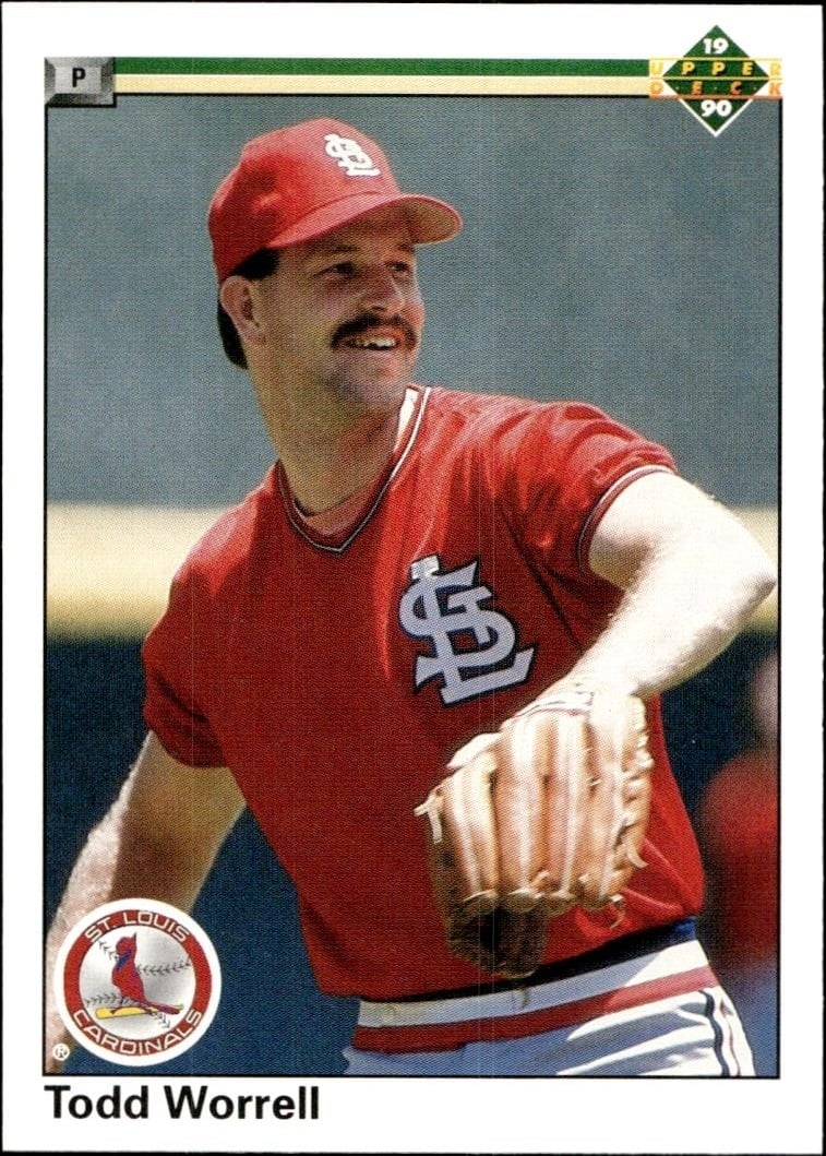 1990 Upper-Deck Todd Worrell #467 trading card