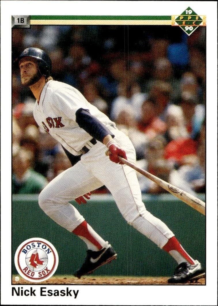 Nick Esasky 1990 Upper Deck #463 Baseball Trading Card - Front 1990 Upper Deck Nick Esasky #463 baseball trading card front