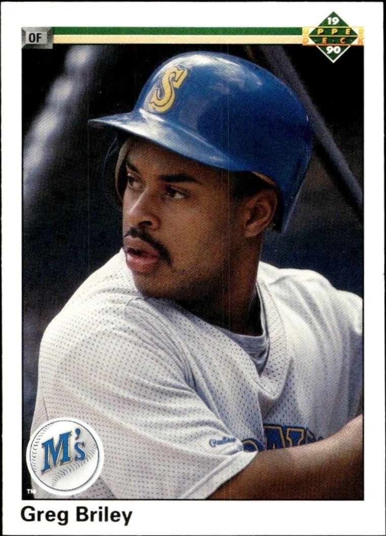 1990 Upper-Deck Greg Briley #455 trading card