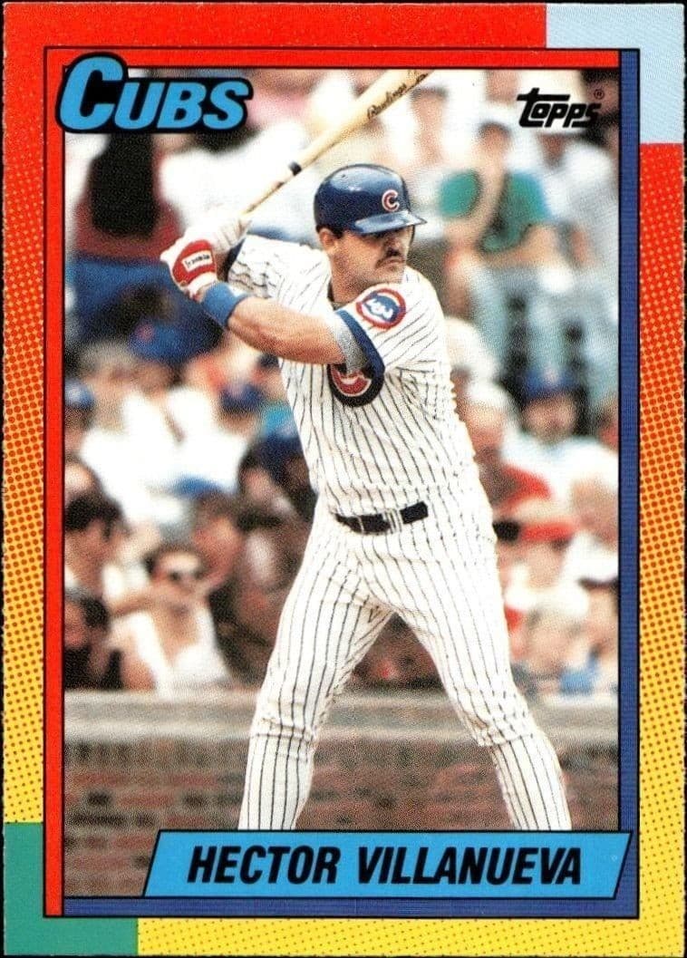 1990 Topps Traded Hector Villanueva #126T trading card