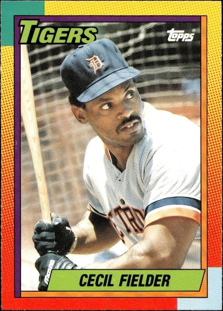 1990 Topps Traded Cecil Fielder #31T trading card