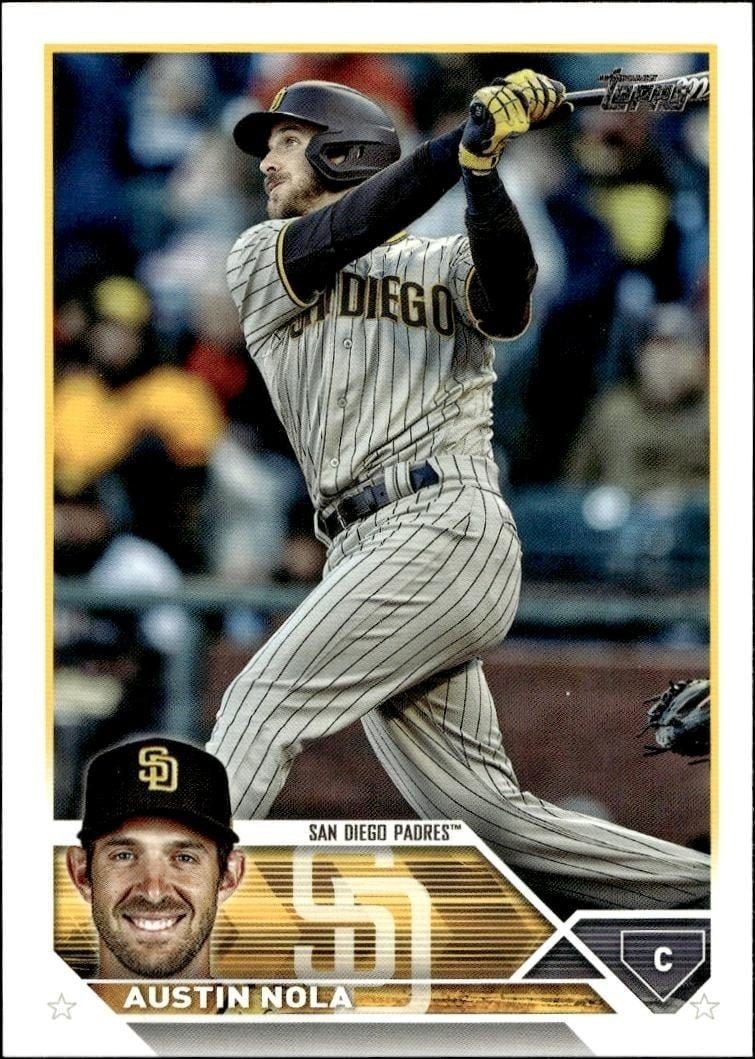 Austin Nola 2023 Topps Series 2 #486 Baseball Trading Card - Front 2023 Topps Series 2 Austin Nola #486 baseball trading card front