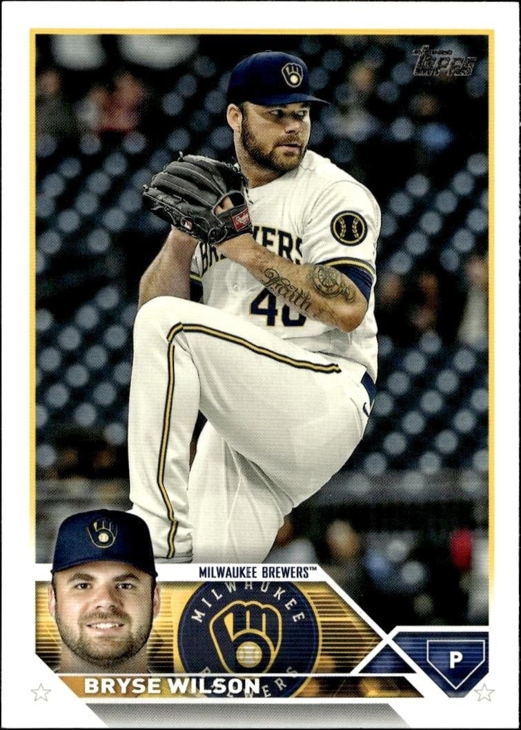 Bryse Wilson 2023 Topps Series 2 #383 Baseball Trading Card - Front 2023 Topps Series 2 Bryse Wilson #383 baseball trading card front
