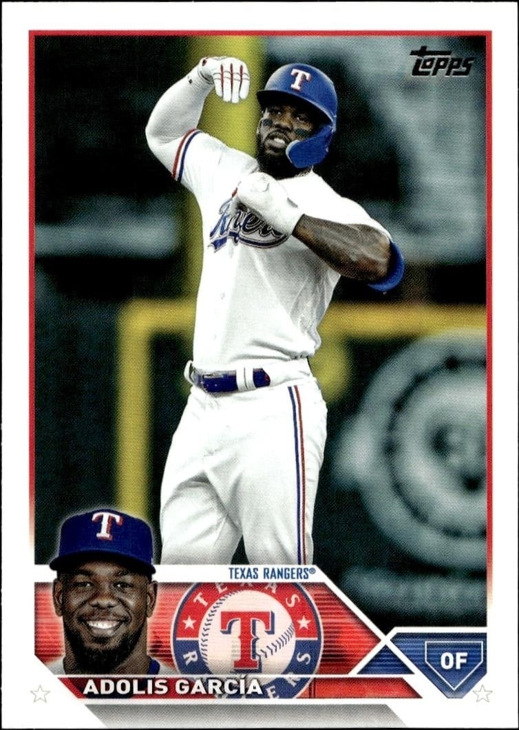 2023 Topps Series 1 Adolis García #216 trading card