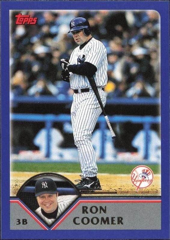 Ron Coomer 2003 Topps #204 Baseball Trading Card - Front 2003 Topps Ron Coomer #204 baseball trading card front