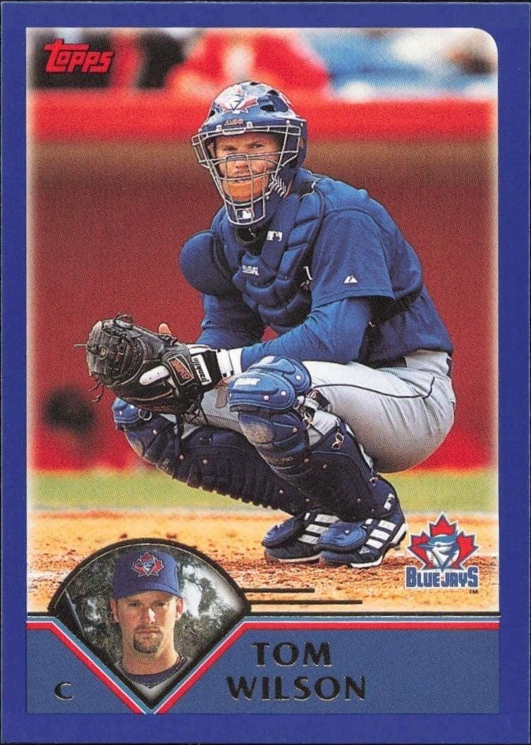 Tom Wilson 2003 Topps #188 Baseball Trading Card - Front 2003 Topps Tom Wilson #188 baseball trading card front