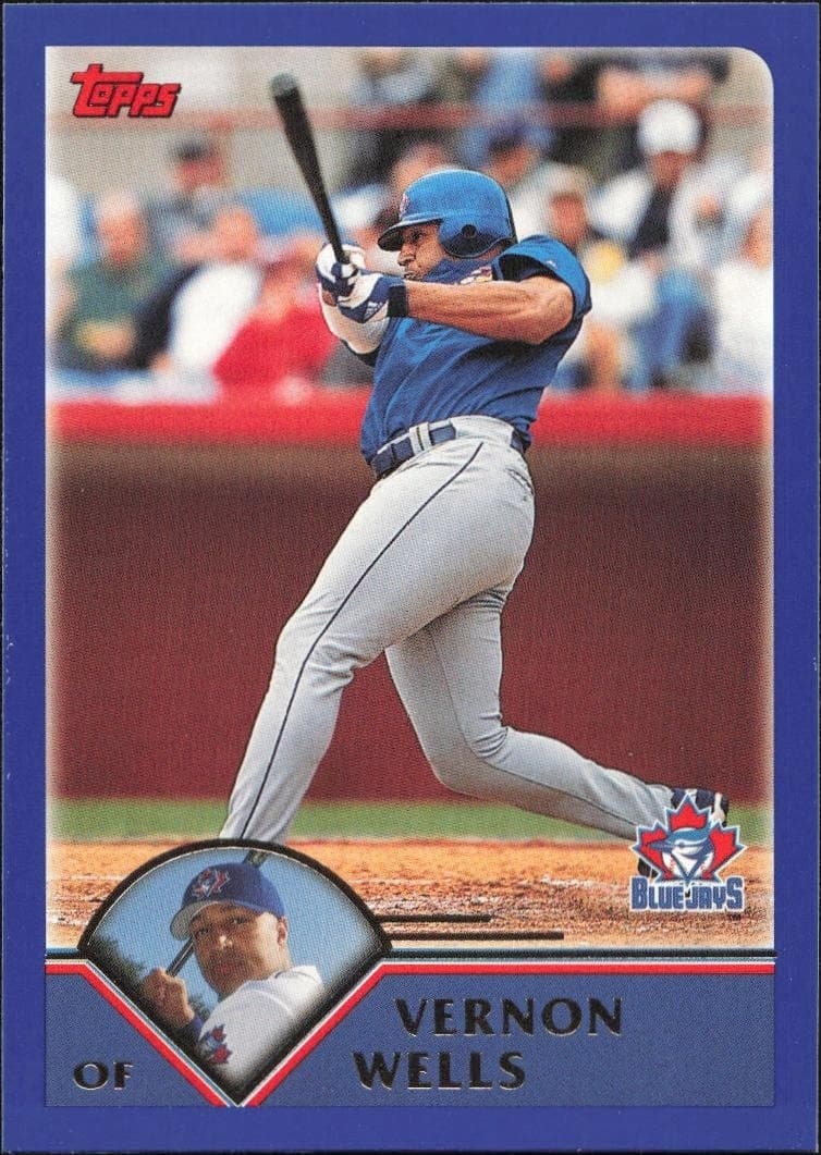 2003 Topps Series 1 Vernon Wells #164 trading card