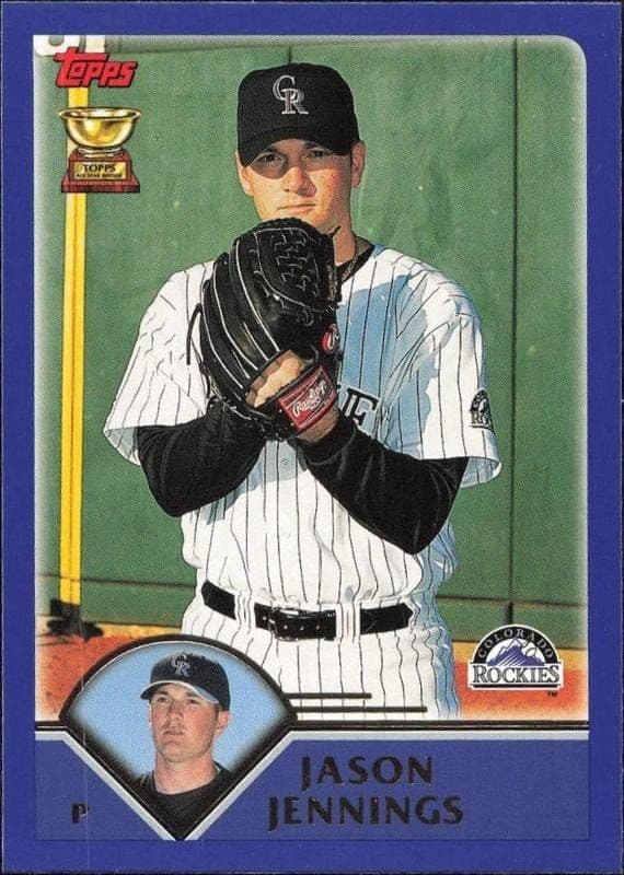 2003 Topps Series 1 Jason Jennings #138 trading card