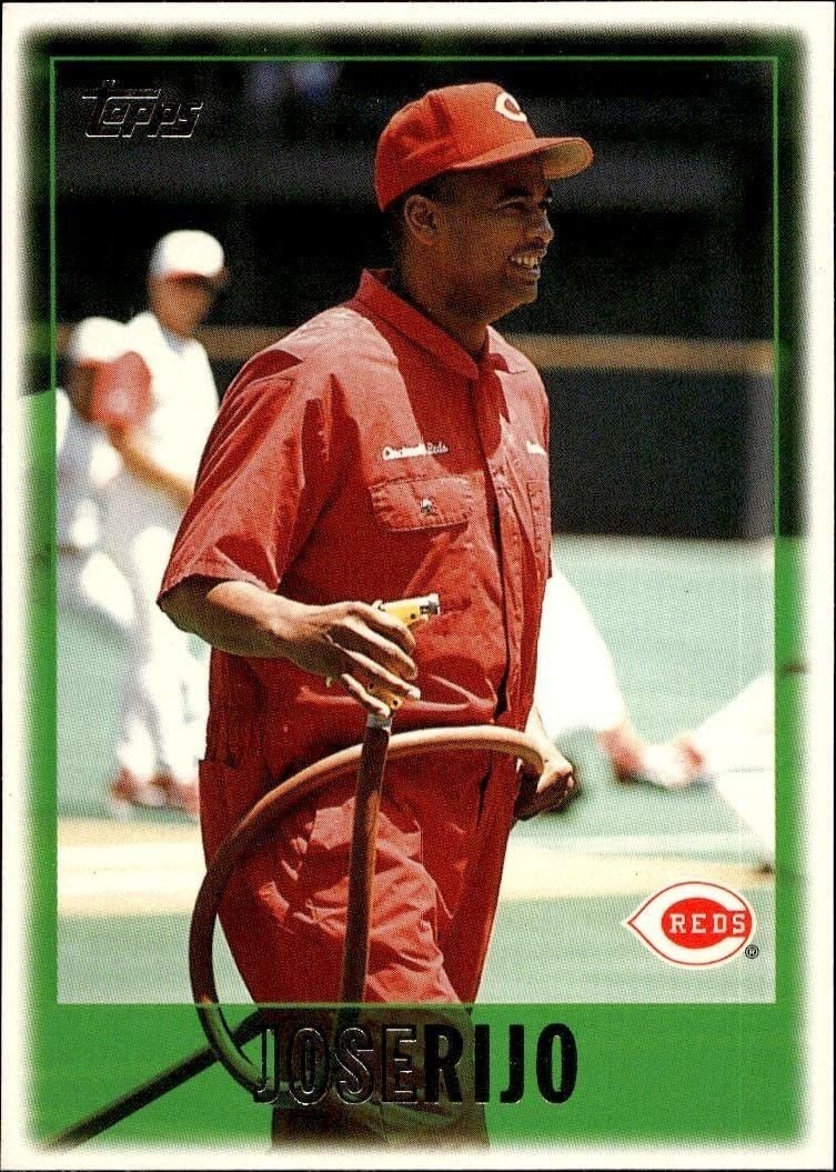 Jose Rijo 1997 Topps Series 2 #373 Baseball Trading Card - Front 1997 Topps Series 2 Jose Rijo #373 baseball trading card front