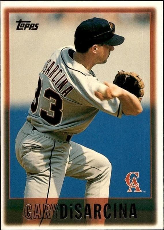 1997 Topps Series 1 Gary DiSarcina #59 trading card
