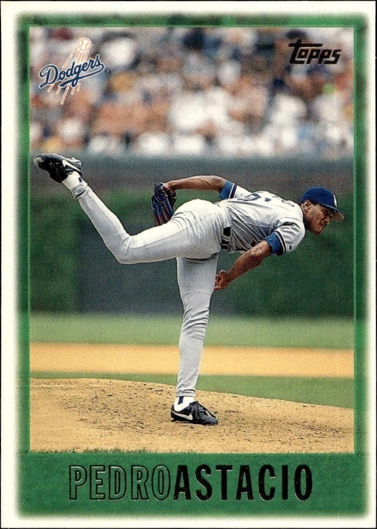 1997 Topps Series 1 Pedro Astacio #51 trading card