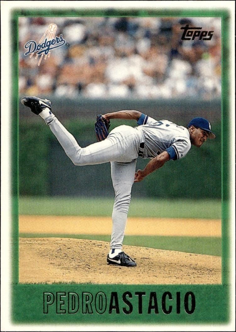 1997 Topps Series 1 Pedro Astacio #51 trading card
