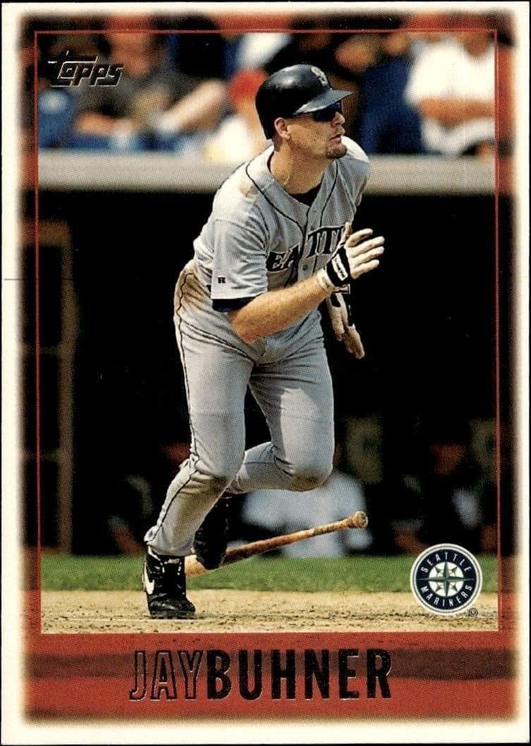 1997 Topps Series 1 Jay Buhner #40 trading card