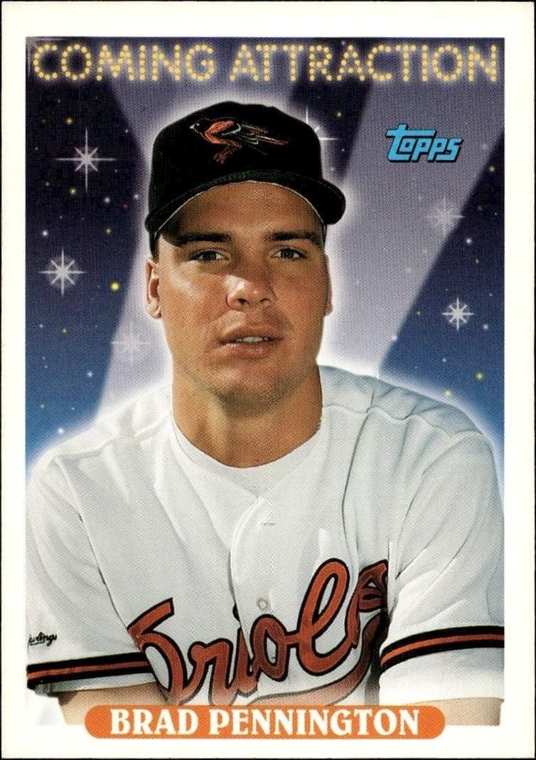 1993 Topps Series 2 Brad Pennington #797 trading card