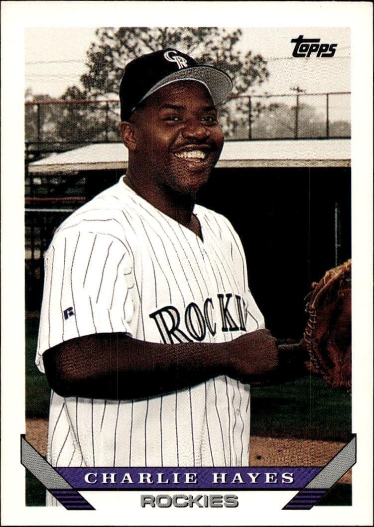1993 Topps Series 2 Charlie Hayes #759 trading card