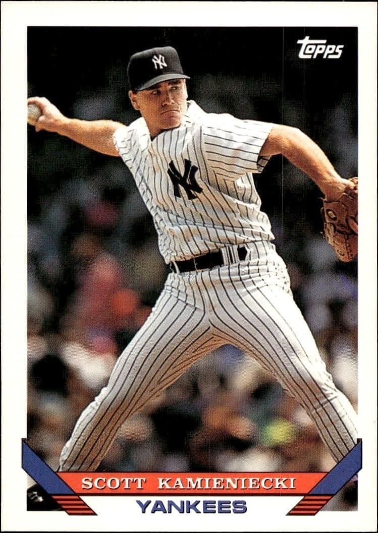 1993 Topps Series 2 Scott Kamieniecki #749 trading card