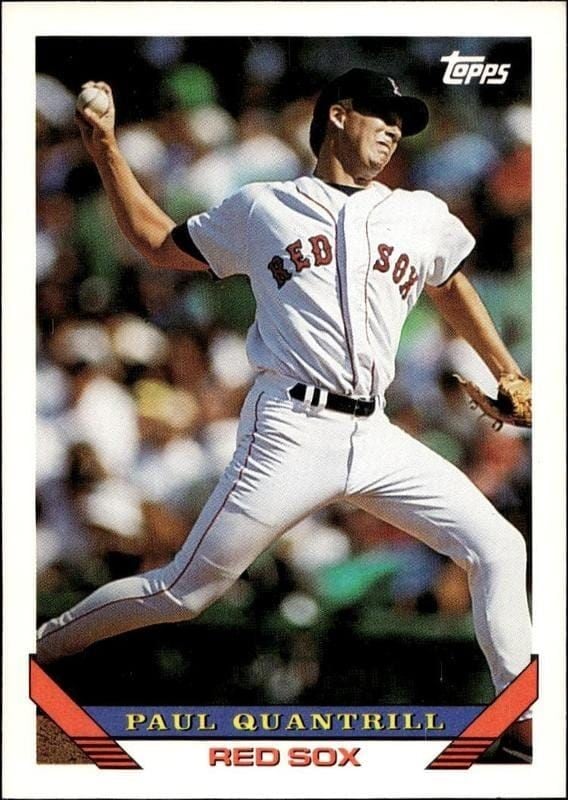 Paul Quantrill 1993 Topps Series 2 #528 Baseball Trading Card - Front 1993 Topps Series 2 Paul Quantrill #528 baseball trading card front