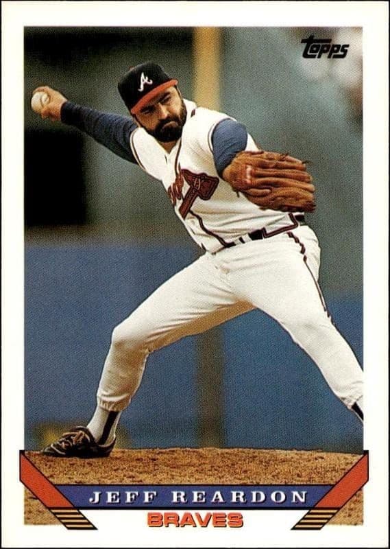 1993 Topps Series 2 Jeff Reardon #475 trading card