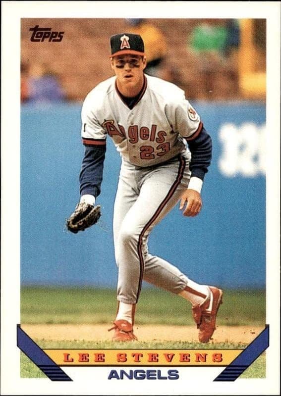1993 Topps Series 2 Lee Stevens #467 trading card