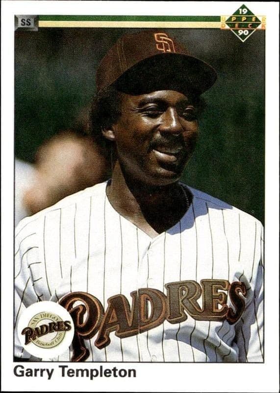 1990 Upper-Deck Garry Templeton #288 trading card