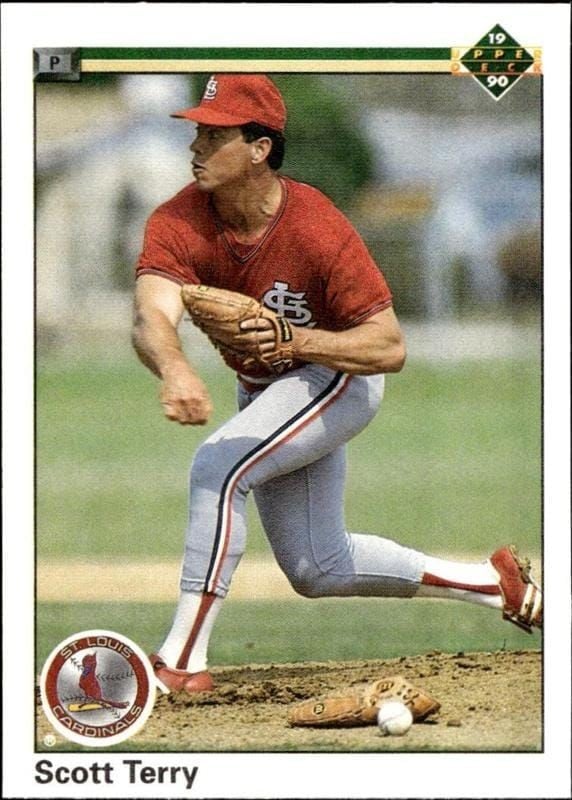 1990 Upper-Deck Scott Terry #260 trading card