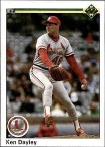 1990 Upper-Deck Ken Dayley #280 trading card