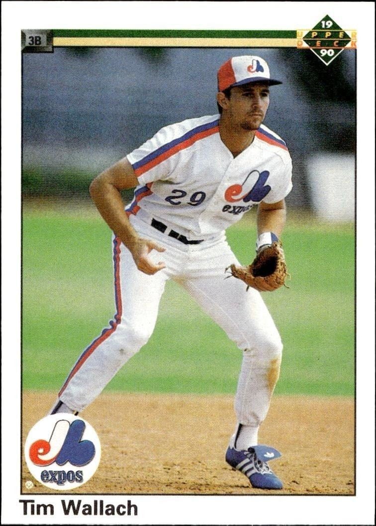 Tim Wallach 1990 Upper Deck #273 Baseball Trading Card - Front 1990 Upper Deck Tim Wallach #273 baseball trading card front