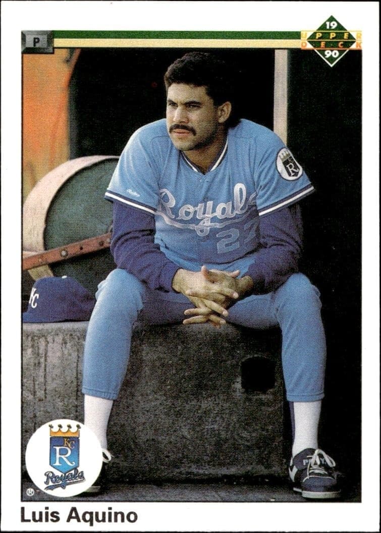 1990 Upper-Deck Luis Aquino #274 trading card
