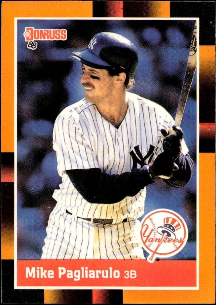 Mike Pagliarulo 1988 Donruss Baseball's Best #105 Baseball Trading Card - Front 1988 Donruss Baseball's Best Mike Pagliarulo #105 baseball trading card front