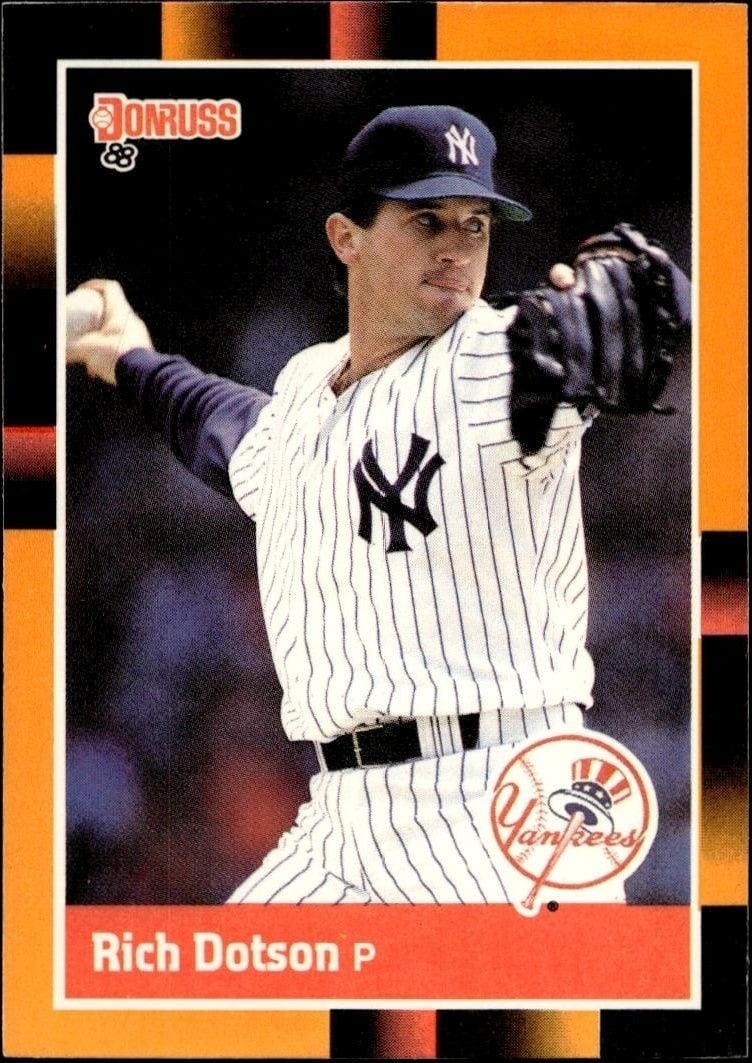 Richard Dotson 1988 Donruss Baseball's Best #52 Baseball Trading Card - Front 1988 Donruss Baseball's Best Richard Dotson #52 baseball trading card front