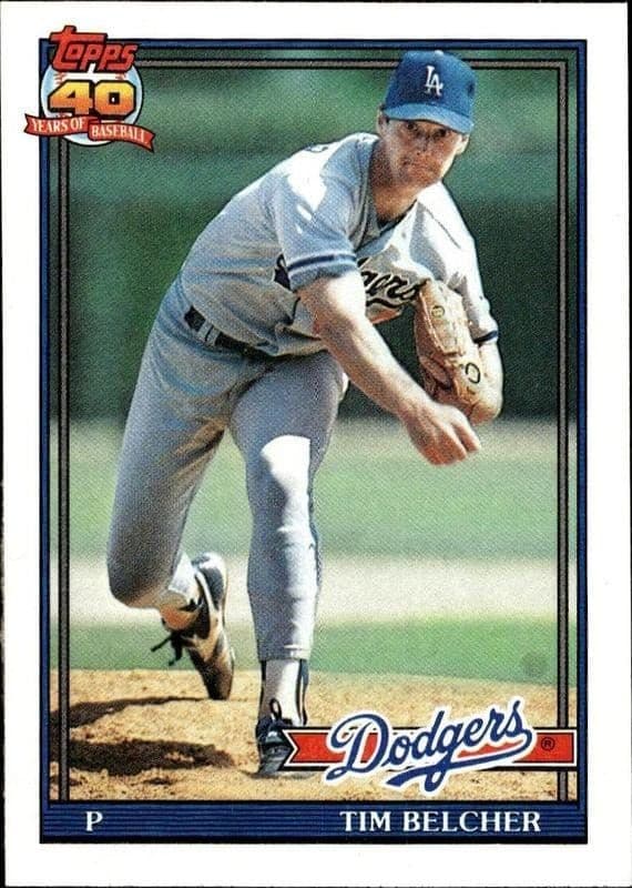 1991 Topps Tim Belcher #25 trading card