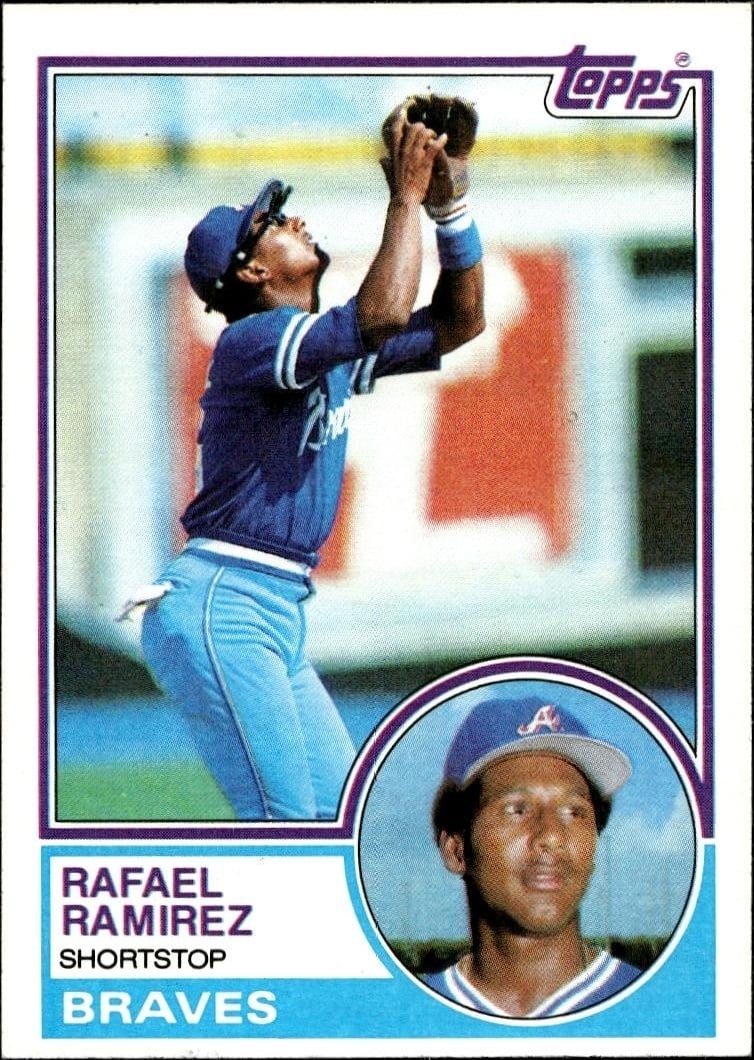 1983 Topps Rafael Ramirez #439 trading card