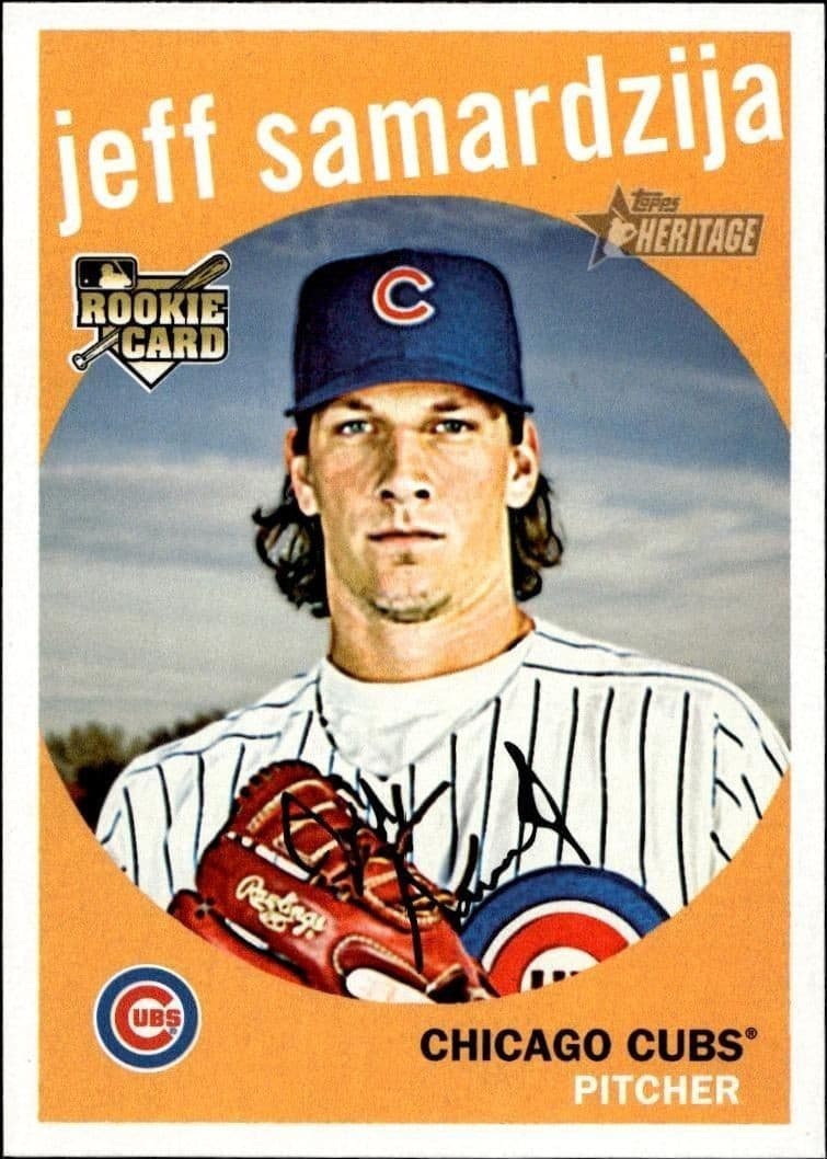 2008 Topps Heritage Jeff Samardzija #621 trading card