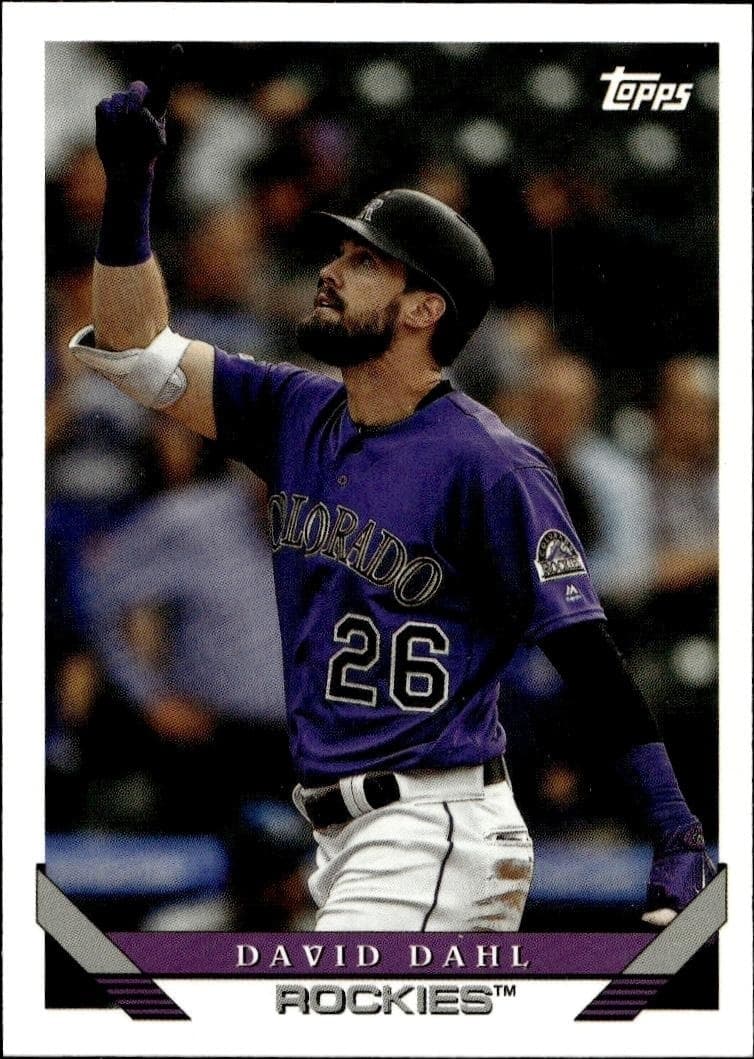 2019 Topps Archives David Dahl #259 trading card