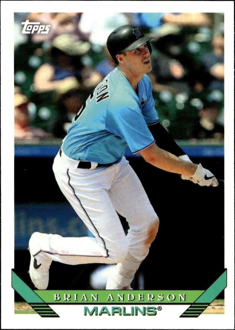 Brian Anderson 2019 Topps Archives #229 Baseball Trading Card - Front 2019 Topps Archives Brian Anderson #229 baseball trading card front