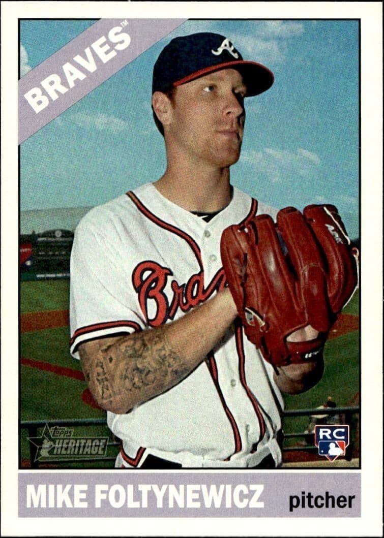 2015 Topps Heritage Mike Foltynewicz #719 trading card