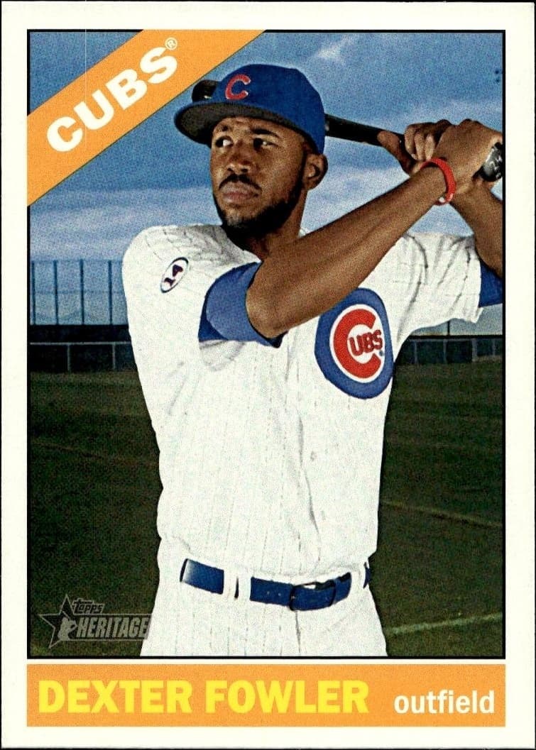 2015 Topps Heritage Dexter Fowler #715 trading card