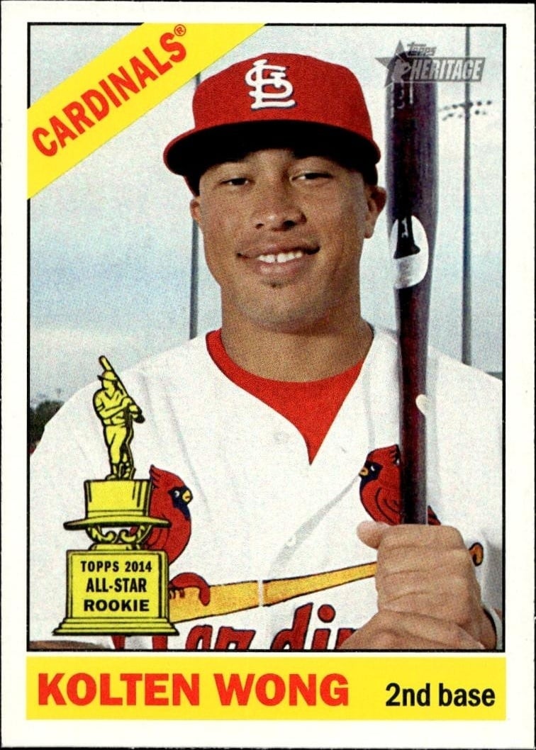 2015 Topps Heritage Kolten Wong #22 trading card