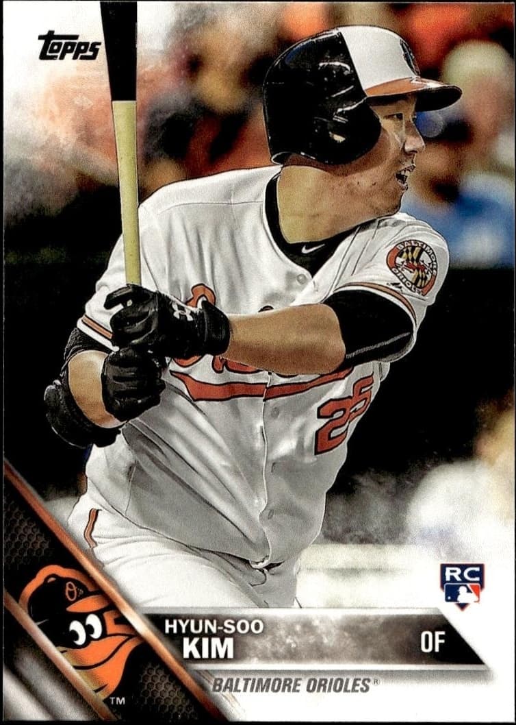 2016 Topps Update Hyun-Soo Kim #US182 trading card