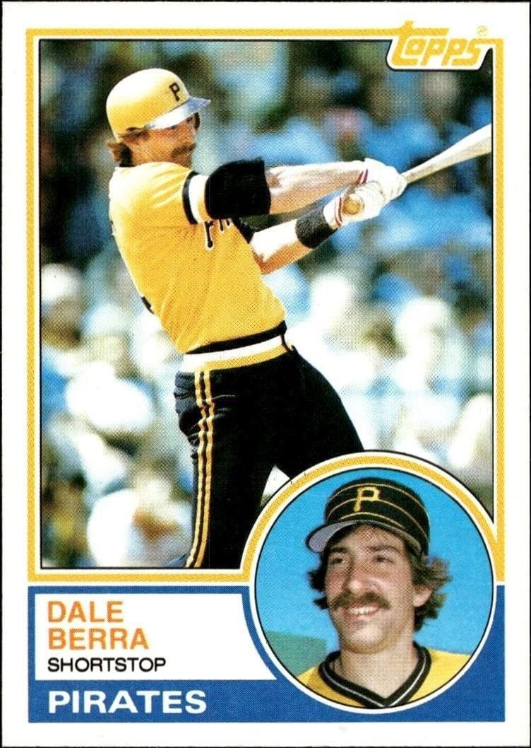 Dale Berra 1983 Topps #433 Baseball Trading Card - Front 1983 Topps Dale Berra #433 baseball trading card front