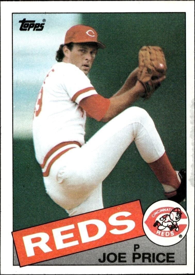 Joe Price 1985 Topps #82 Baseball Trading Card - Front 1985 Topps Joe Price #82 baseball trading card front