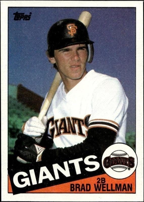 Brad Wellman 1985 Topps #409 Baseball Trading Card - Front 1985 Topps Brad Wellman #409 baseball trading card front